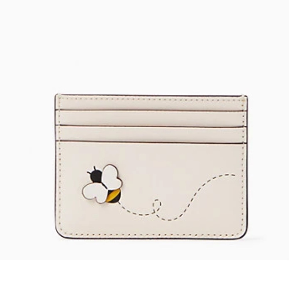 Kate Spade honey bee small slim card holder
PARCHMENT MULTI - Picture 8 of 16